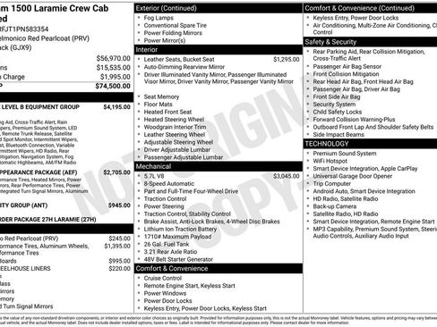 Certified 2023 RAM 1500 Laramie AWD/4WD image 28