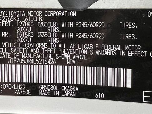 Used 2020 Toyota 4Runner Nightshade RWD image 62