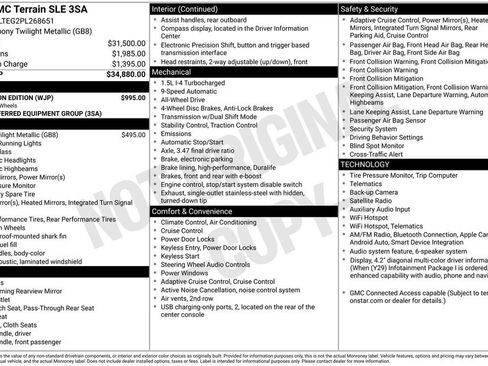Certified 2023 GMC Terrain SLE w/ Elevation Edition AWD/4WD image 37