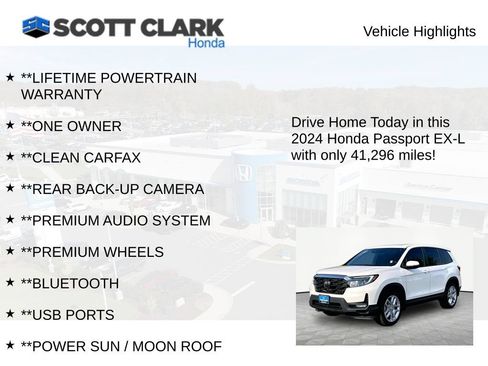 Used 2024 Honda Passport EX-L image 11