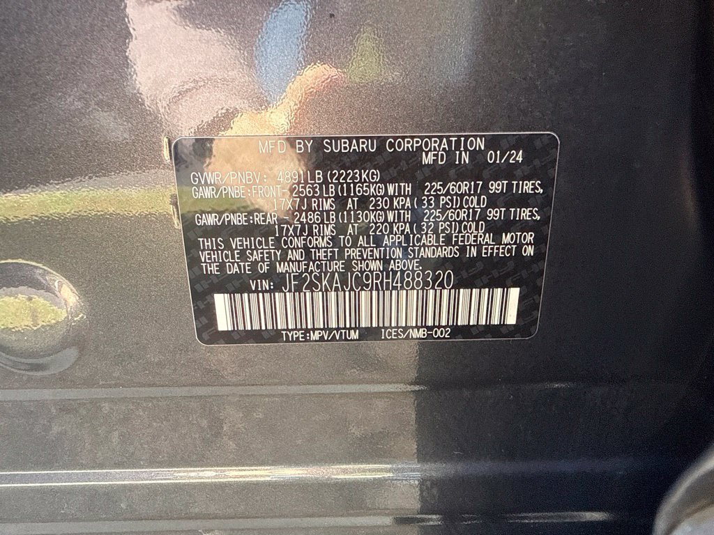 Certified 2024 Subaru Forester Wilderness AWD/4WD image 33