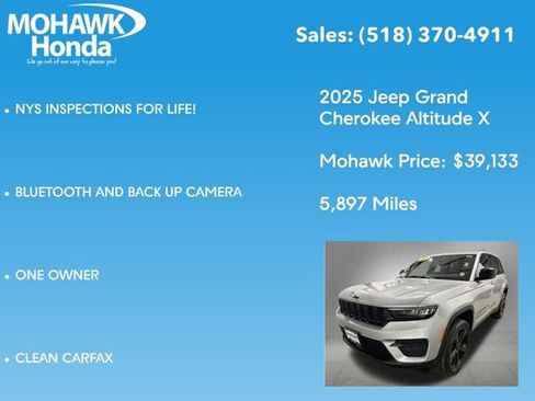 Used 2025 Jeep Grand Cherokee Altitude AWD/4WD image 7