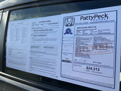 Used 2024 Honda HR-V LX image 49