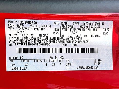 Used 2019 Ford F350 XL w/ XL Value Package image 17