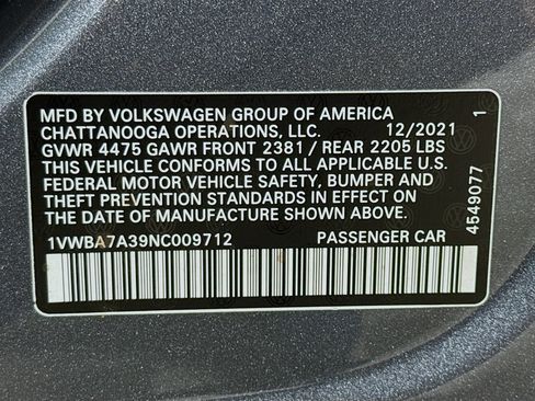 Used 2022 Volkswagen Passat 2.0T image 38