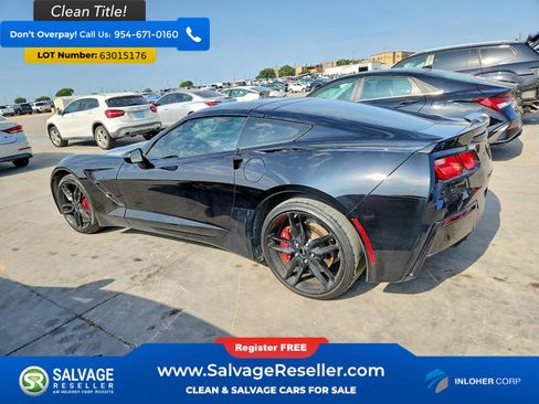Used 2019 Chevrolet Corvette Stingray Coupe w/ Carbon Flash Badge Package RWD image 3