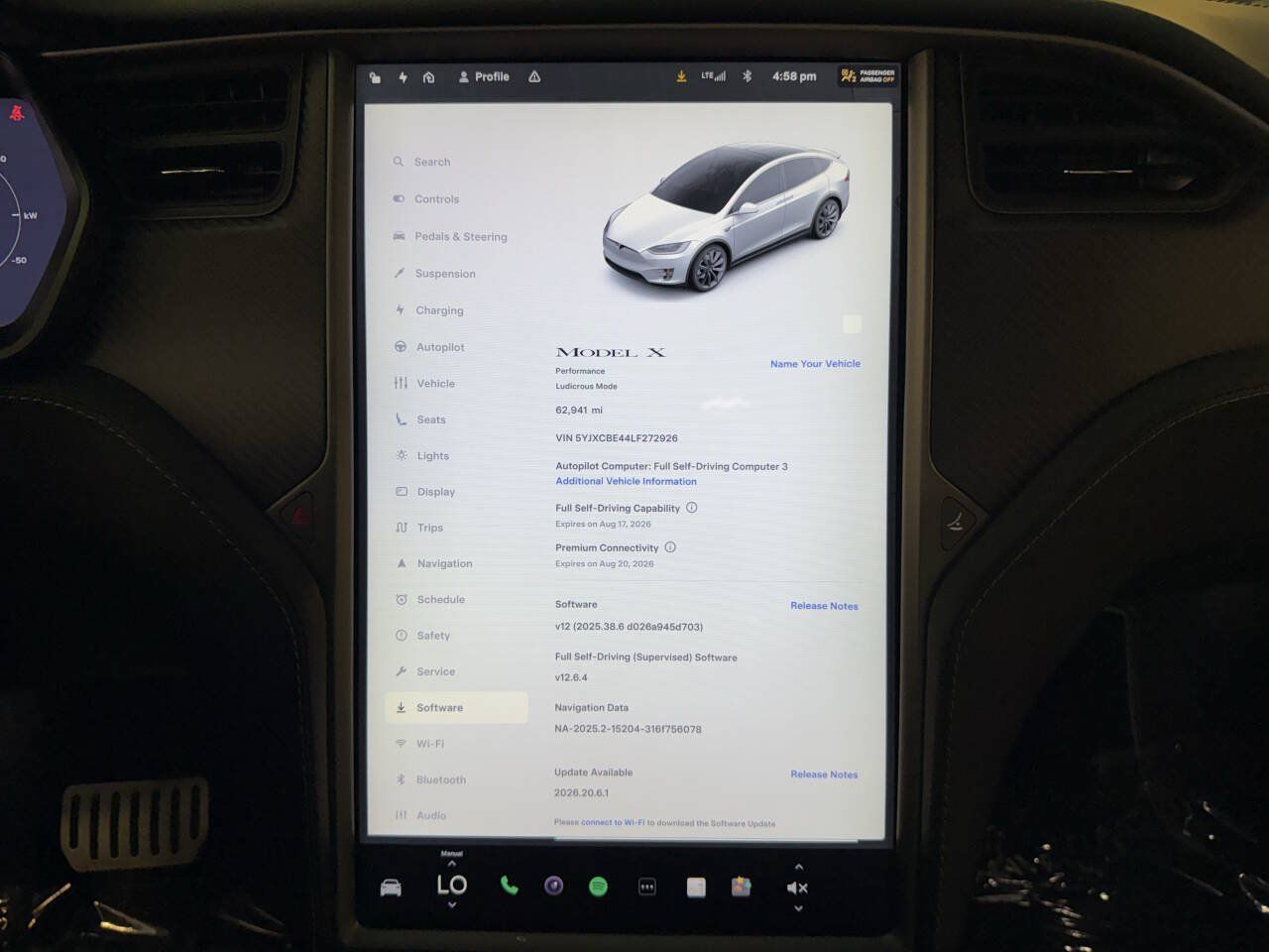 Used 2020 Tesla Model X Performance AWD/4WD image 16