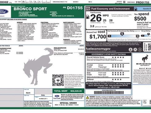 Used 2023 Ford Bronco Sport Big Bend image 5