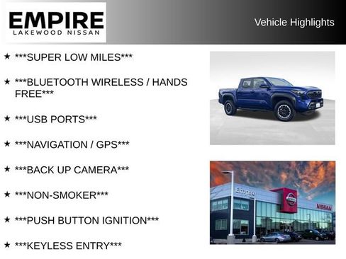 Used 2025 Toyota Tacoma TRD Off-Road AWD/4WD image 2