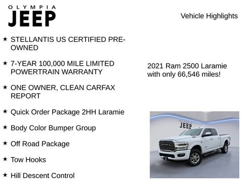 Certified 2021 RAM 2500 Laramie w/ Off Road Package image 7