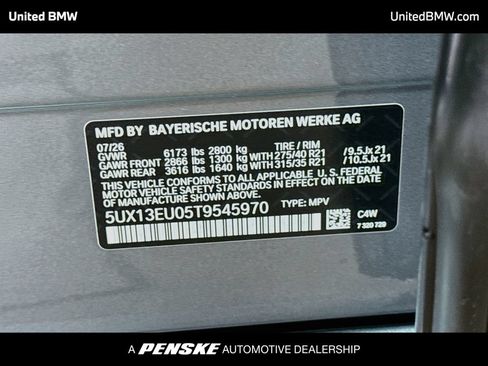 New 2026 BMW X5 sDrive40i w/ M Sport Package RWD image 15