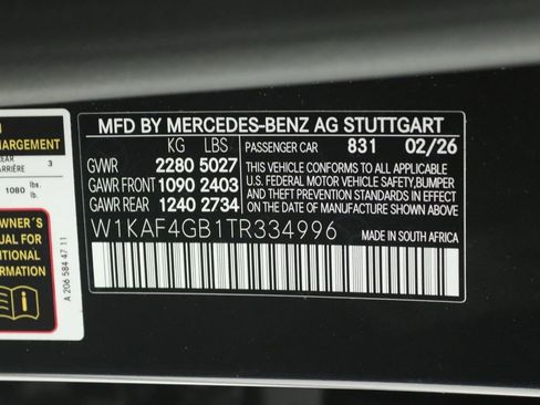 New 2026 Mercedes-Benz C 300 Sedan image 12