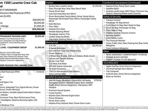 Used 2021 RAM 1500 Laramie w/ Sport Appearance Package image 45