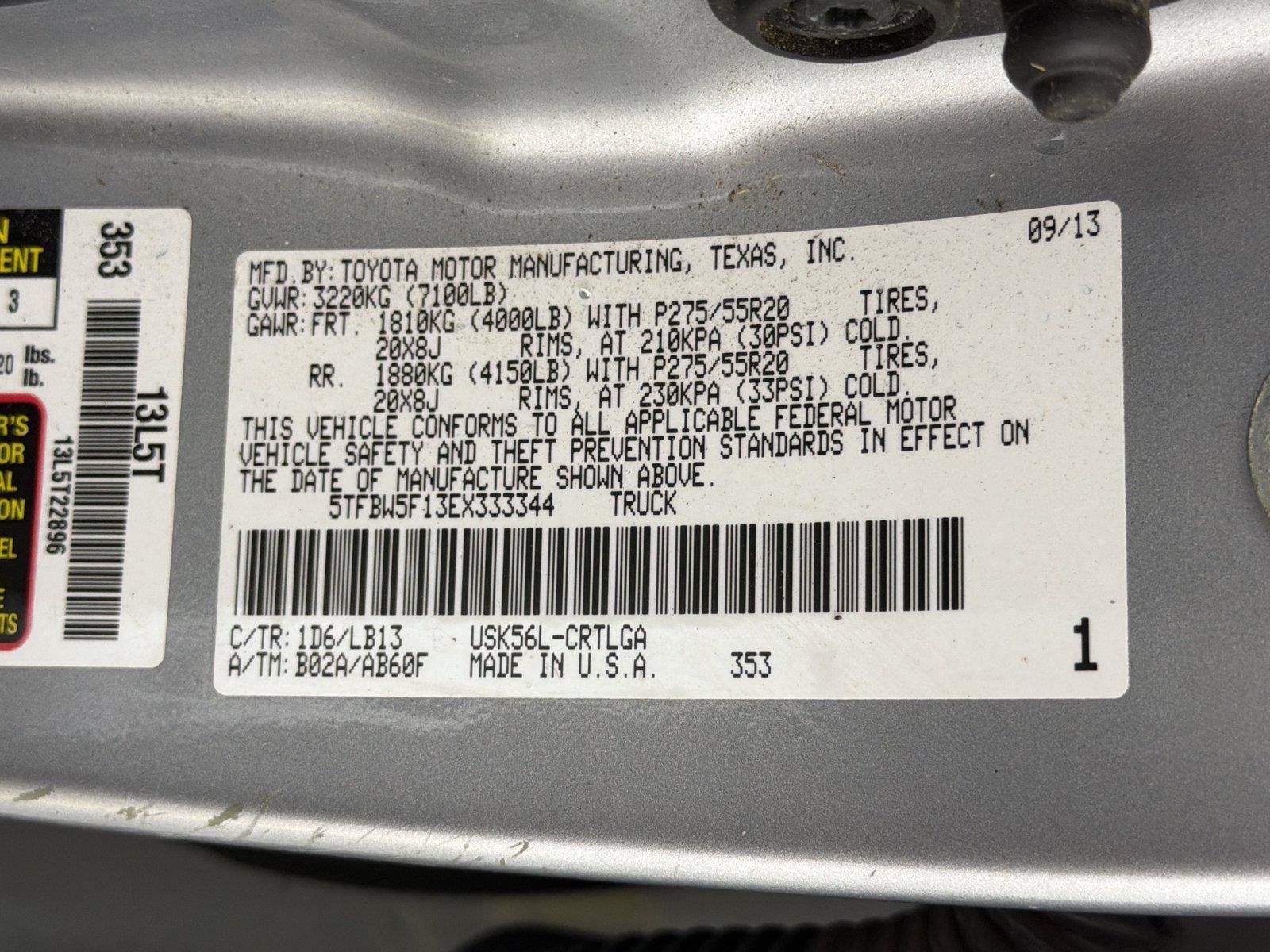 Used 2014 Toyota Tundra Limited w/ Limited Premium Package AWD/4WD image 32