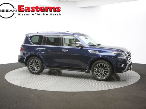 Used 2023 Nissan Armada Platinum w/ Captain's Chairs Package AWD/4WD image 50