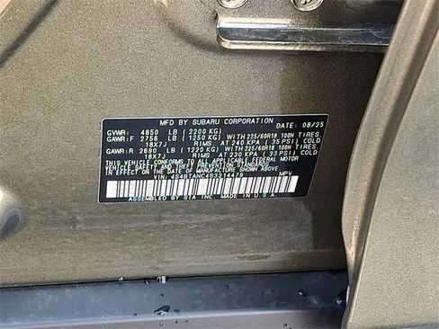 New 2025 Subaru Outback Limited image 19