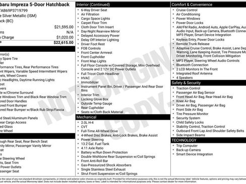 Certified 2023 Subaru Impreza 2.0i image 24