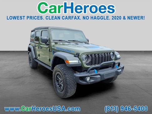 Used 2023 Jeep Wrangler Unlimited Rubicon 4xe AWD/4WD image 1