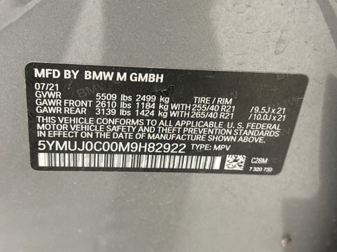 Used 2021 BMW X4 M w/ Competition Package AWD/4WD image 11