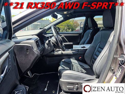 Used 2021 Lexus RX 350 F Sport w/ Cold Area Package (CT) AWD/4WD image 12