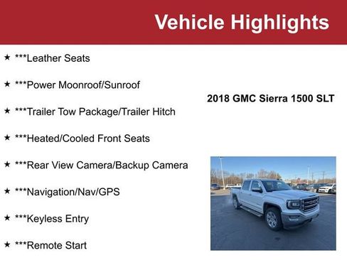 Used 2018 GMC Sierra 1500 SLT image 2