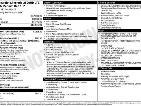 Used 2022 Chevrolet Silverado 2500 LTZ w/ LTZ Premium Texas Edition AWD/4WD image 27