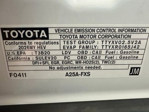 Used 2026 Toyota Camry LE FWD image 70