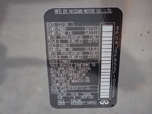 Certified 2025 INFINITI QX50 Sport image 32