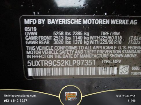 Used 2019 BMW X3 xDrive30i w/ Convenience Package AWD/4WD image 19