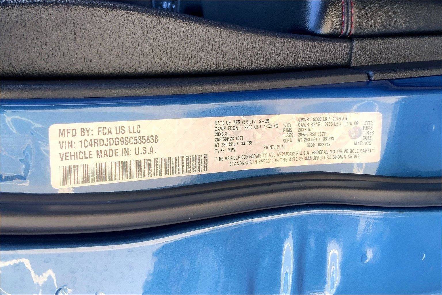 Certified 2025 Dodge Durango GT AWD/4WD image 34