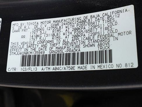 Used 2012 Toyota Tacoma PreRunner w/ TRD Sport Pkg image 32