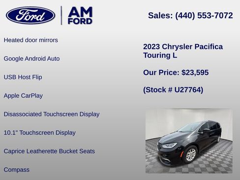 Used 2023 Chrysler Pacifica Touring-L FWD image 24