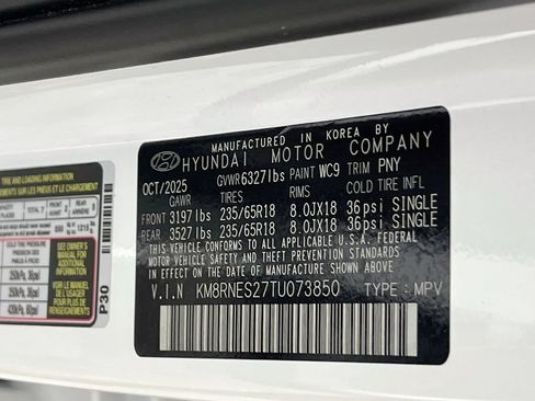 Used 2026 Hyundai Palisade SEL AWD/4WD image 27