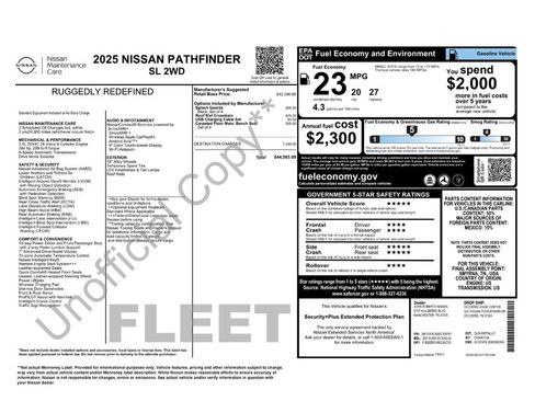 Used 2025 Nissan Pathfinder SL FWD image 5