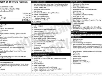 Used 2025 MAZDA CX-50 2.5 Hybrid w/ Premium Plus Pkg