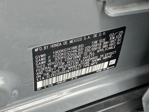 Used 2025 Honda HR-V Sport image 19