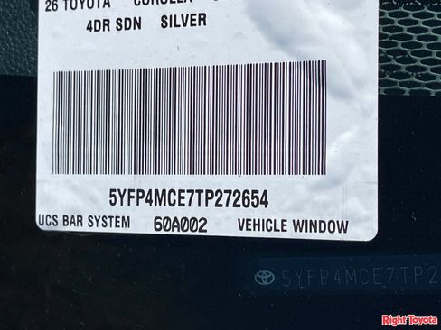 Certified 2026 Toyota Corolla SE w/ SE Package FWD image 34