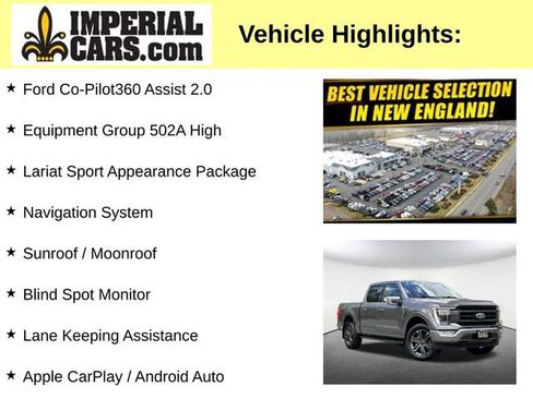 Used 2023 Ford F150 Lariat w/ Equipment Group 502A High AWD/4WD image 7