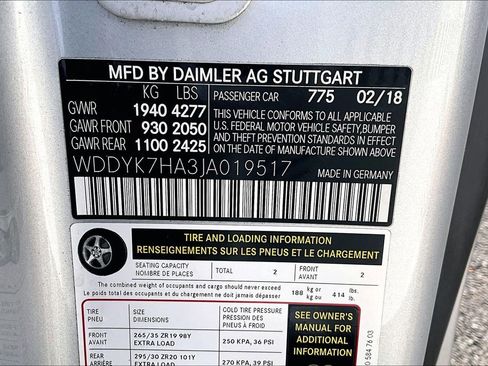 Used 2018 Mercedes-Benz AMG GT Roadster image 27