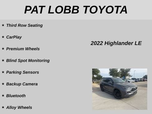 Used 2022 Toyota Highlander LE FWD image 11