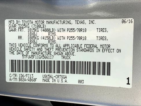 Used 2016 Toyota Tundra SR5 w/ SR5 Upgrade Package image 36