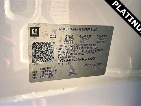 Used 2019 Cadillac Escalade Platinum image 36