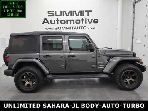 Used 2018 Jeep Wrangler Unlimited Sahara image 1