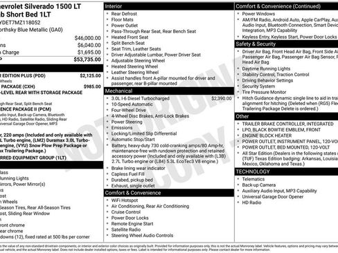 Certified 2021 Chevrolet Silverado 1500 LT w/ All Star Edition Plus image 11