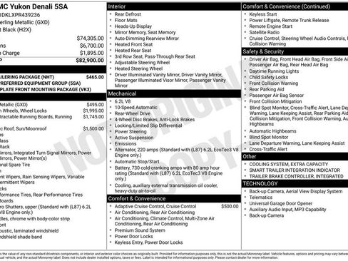 Used 2023 GMC Yukon Denali w/ Max Trailering Package RWD image 3