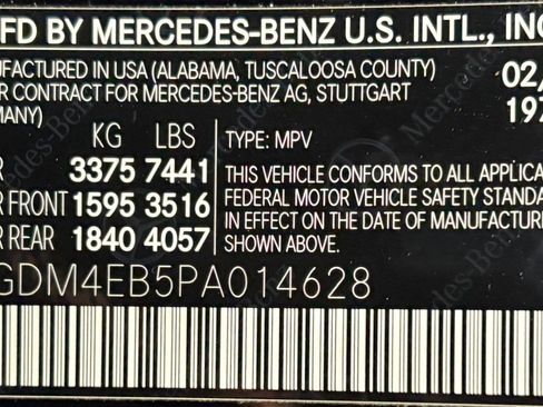 Certified 2023 Mercedes-Benz EQS 580 4MATIC SUV image 19