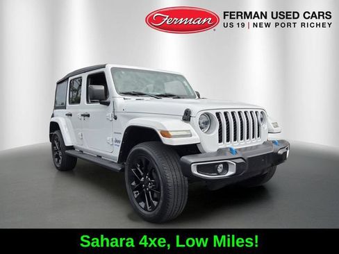 Used 2022 Jeep Wrangler Unlimited Sahara w/ Safety Group AWD/4WD image 1
