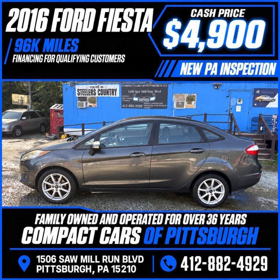 Used 2016 Ford Fiesta SE w/ Equipment Group 201A FWD image 1