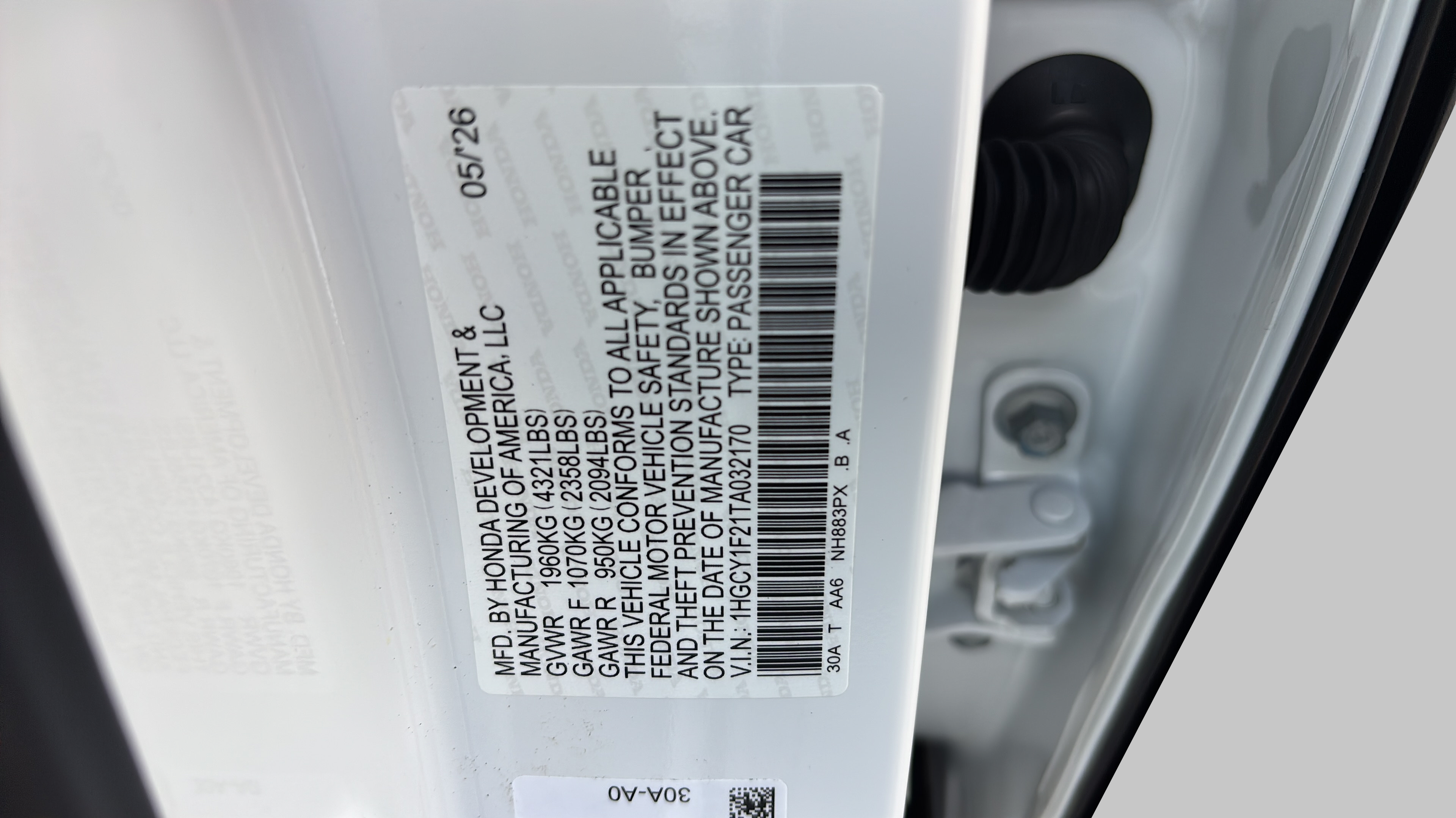 New 2026 Honda Accord LX image 16