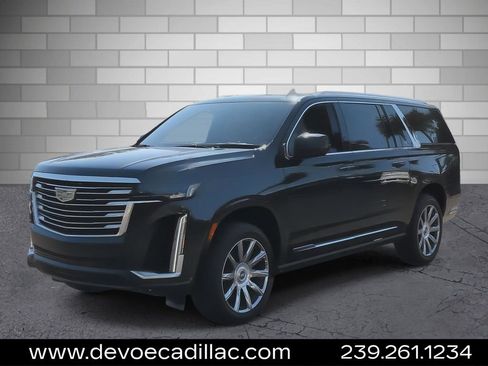 Certified 2022 Cadillac Escalade ESV Premium Luxury Platinum w/ Heavy-Duty Trailer Package image 1